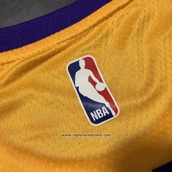 Camiseta Los Angeles Lakers Kobe Bryant #24 Icon 2018-19 Amarillo2